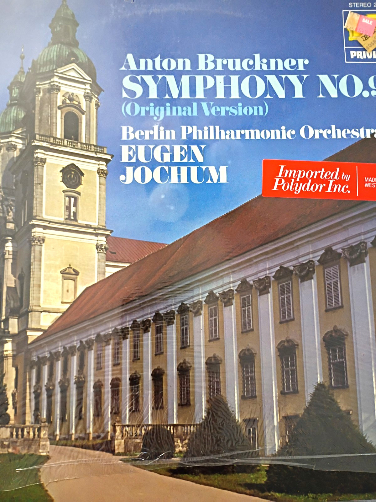 Sealed Anton Bruckner Symphony No.9  Berlin Philharmoniker 1986 Lp Vinyl