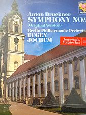 Sealed Anton Bruckner Symphony No.9  Berlin Philharmoniker 1986 Lp Vinyl picture