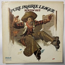 Pure Prairie League-Bustin' Out,Reissue,Vinyl,Black Dynaflex Labels,1976,RCA-EX picture