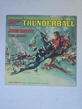 1965 JAMES BOND 007 THUNDERBALL MOTION PICTURE SOUNDTRACK VINYL ALBUM - NM picture
