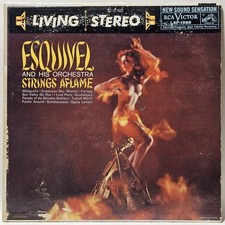 Esquivel And His Orchestra - Strings Aflame - 1959 Jazz - EX - Ultrasonic Clean picture