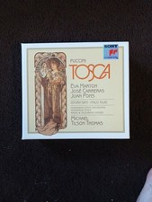 RARE PROMO Eva Marton, José Carreras, Michael Tilson Puccini: Tosca Complete CD picture