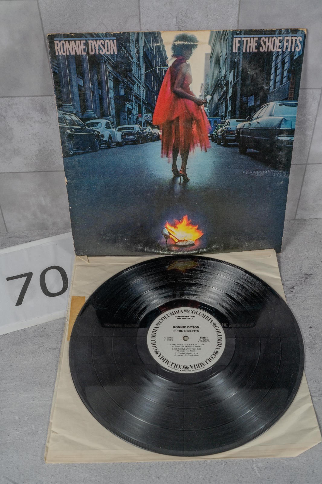 Ronnie Dyson If The Shoe Fits LP 1979 Columbia Promo JC 36029 Bio Insert VG+