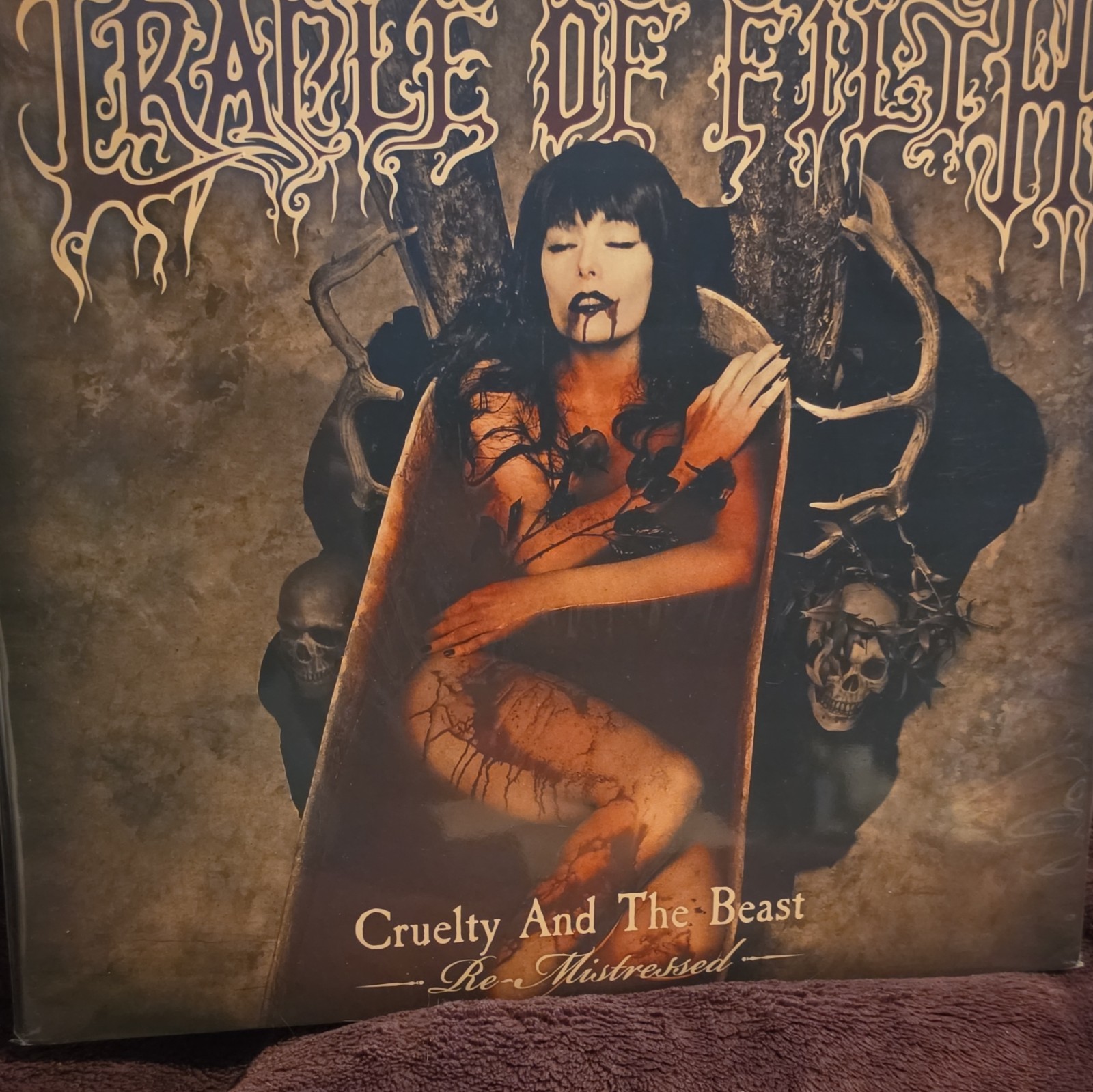 Cradle of Filth Cruelty And The Beast Re-Mistressed Metal Bone LP 