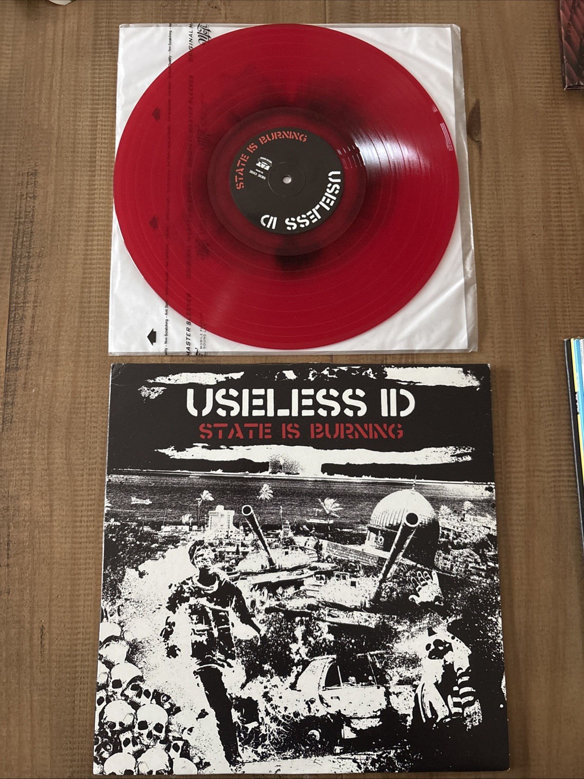 Useless ID State Is Burning Red Vinyl