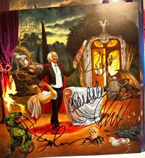 AUTOGRAPHED ANTHRAX Cursum Perficio RED Blood ripple 2-lp limited SIGNED Vinyl  picture