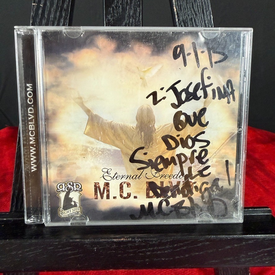 Vintage M.C. Blvd Eternal Freedom CD Christian Hip Hop Inscribed Copy