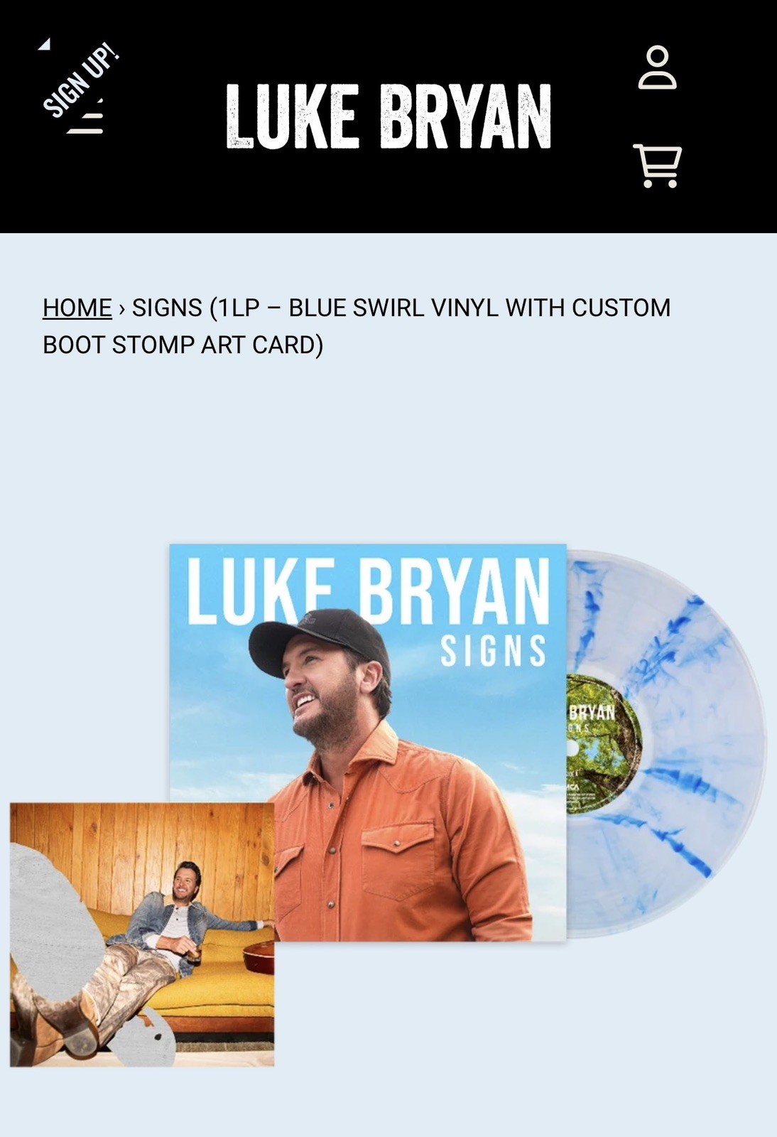 Luke Bryan Signs (Vinyl) 12\