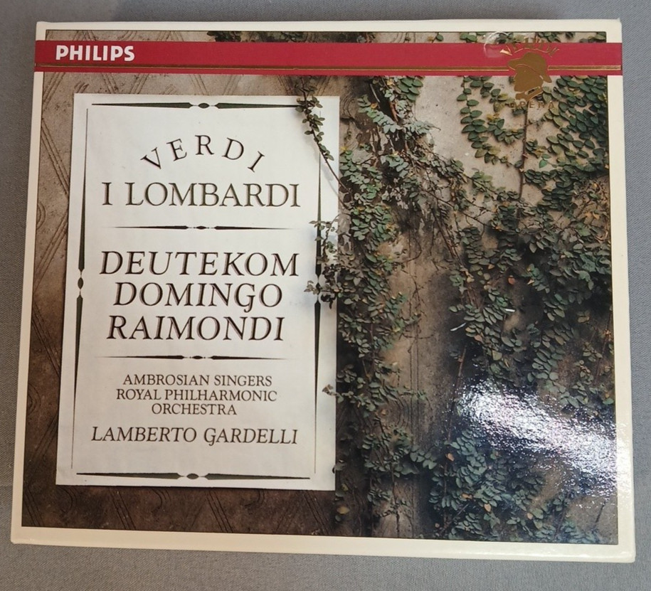 Verdi: I Lombardi  Deutekom Domingo Raimondi - Philips 422 420-2 2CDs - Opera