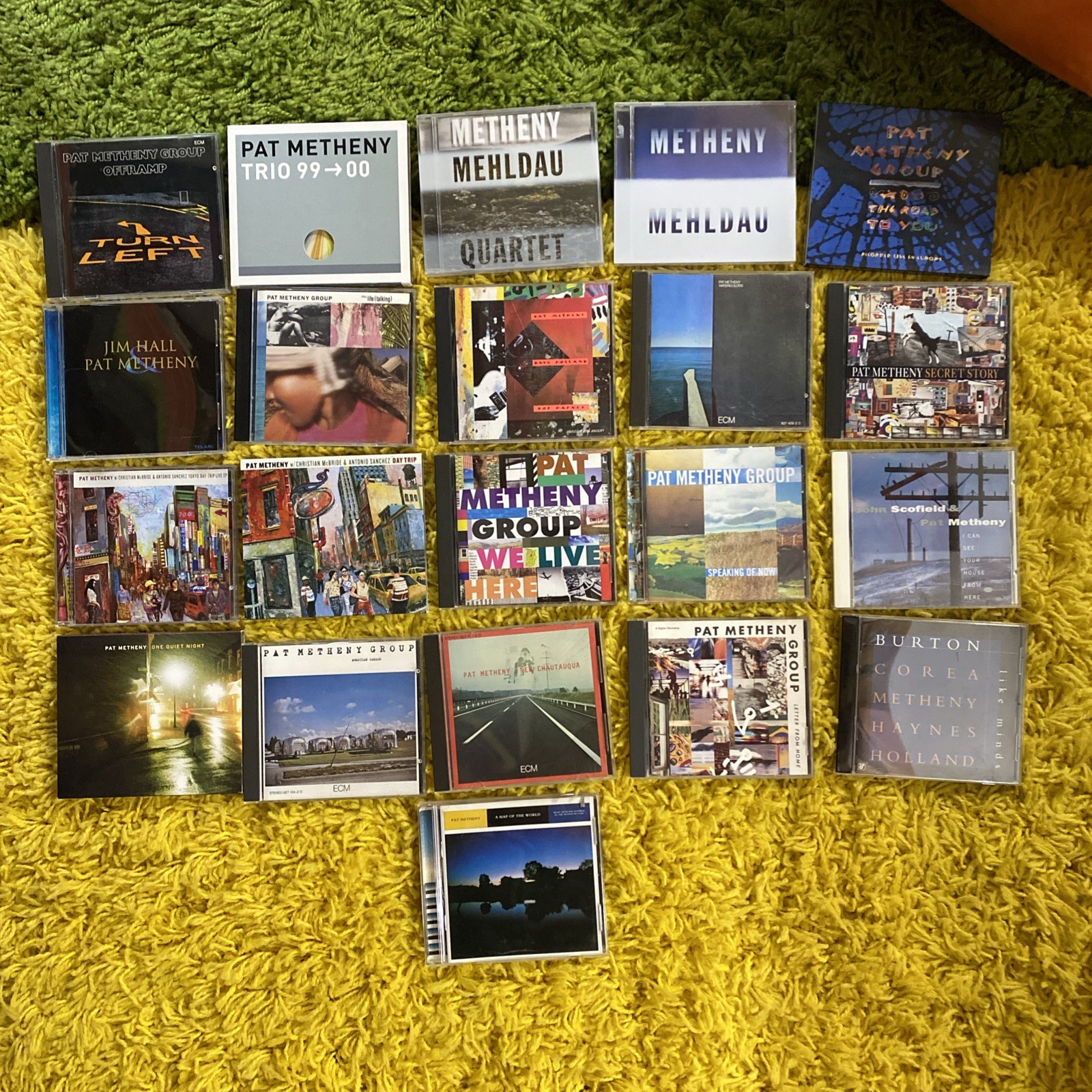 Lot of 21 Pat Metheny CDs offramp still life Letter From Home Mehldau quiet 