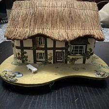 Reuge Music Box Olde English Musical Cottage Pauline Ralph Greensleeves Vintage picture