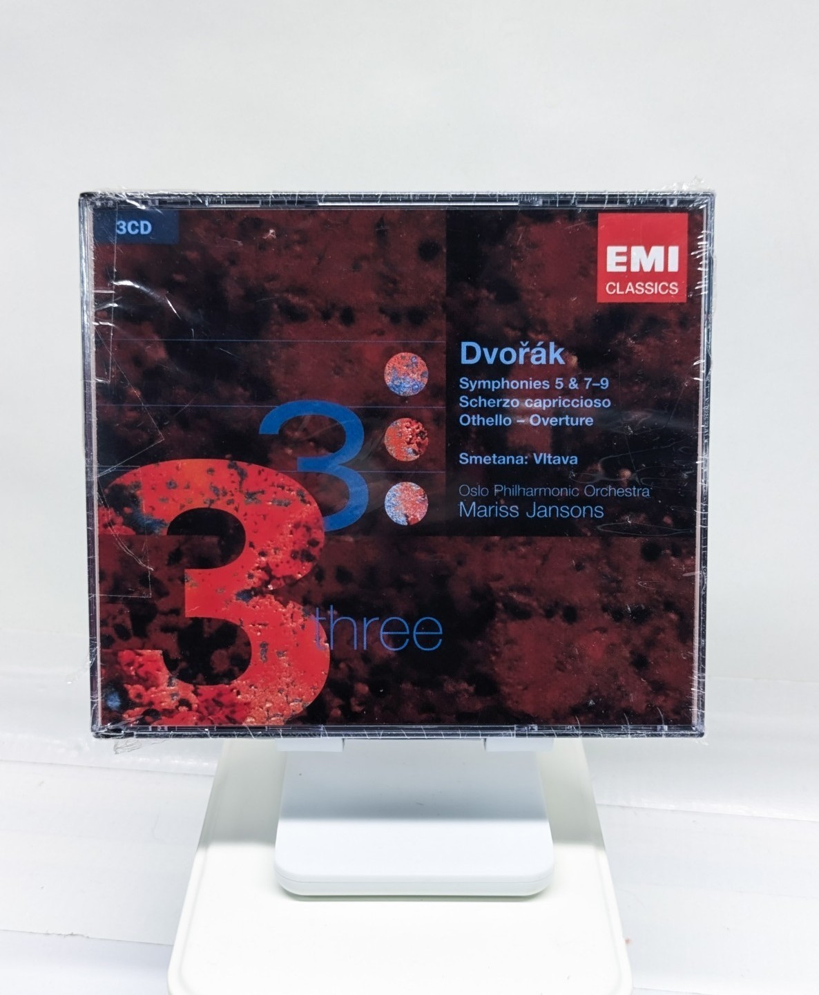 Dvorak Symphonies 5 & 7-9 Othello Smetana, 3 CD Box Set VERY RARE OOP NEW SEALED