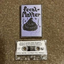 FECAL MATTER - Illiteracy Will Prevail - Cassette Album - KURT COBAIN / NIRVANA picture