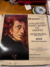 Collected Piano Music Of Chopin - 12 LP Records - GOOD CONDITION picture