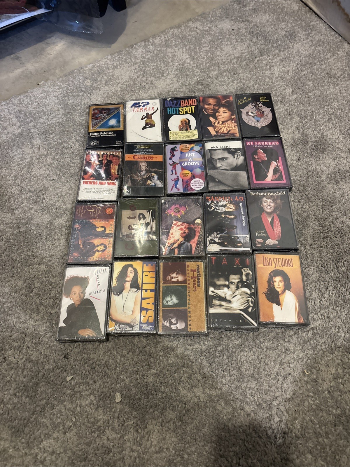 Factory sealed - Brand new - Vintage Cassette Tape Lot (20). Lot #1