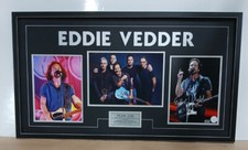 Personally Signed Eddie Vedder Photograph 8x10 with COA from top seller amazing picture