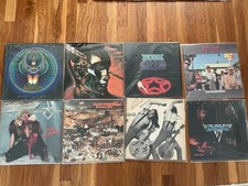Lot of orig 8 rock/metal albums, VG, Rush, AC/DC, Priest, Sabbath, Halen picture