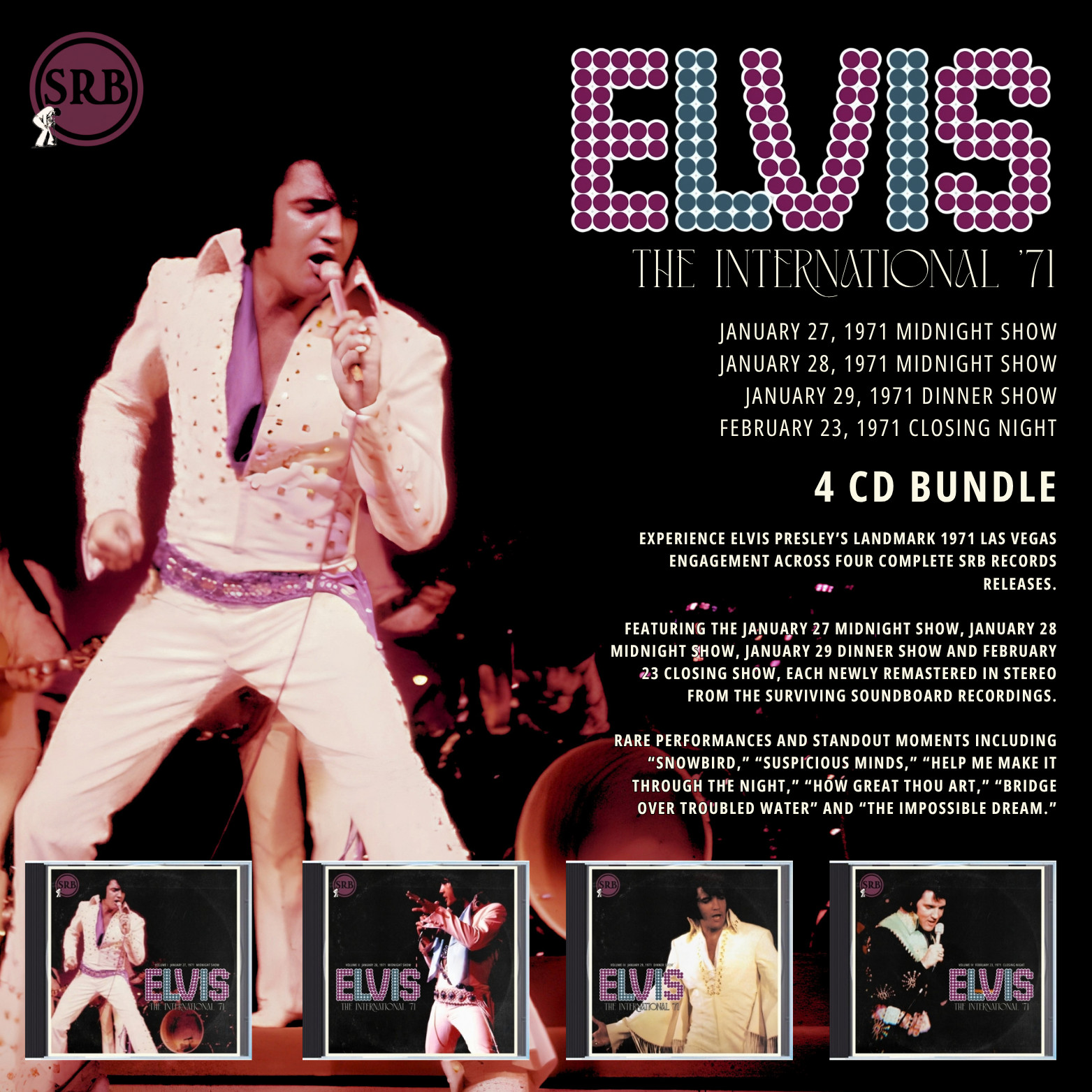 Elvis Presley - Live January / February 1971 4 CD Bundle Set Sealed Brand New