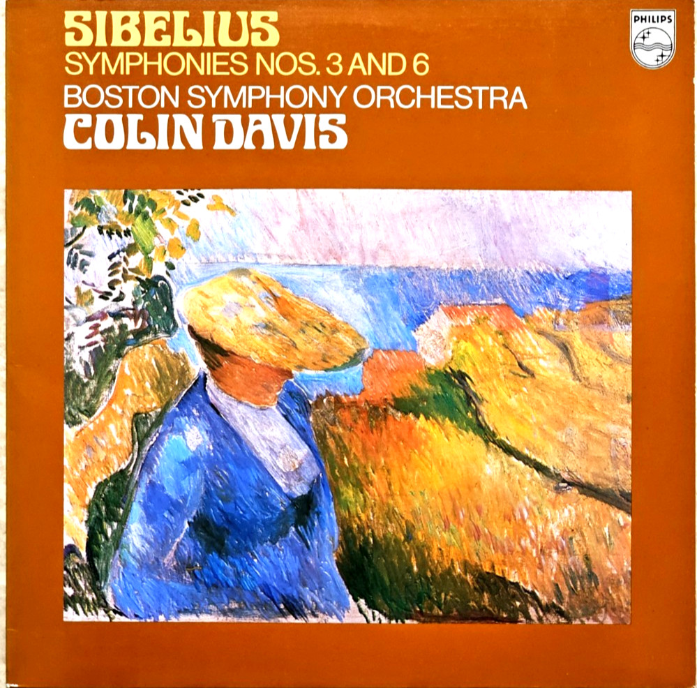 SIBELIUS- Symphonys No 3 and 6- COLIN DAVIS/BOSTON SYMPHONY - Philips 9500 142