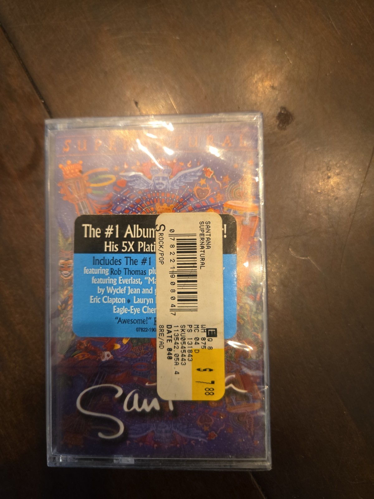 Supernatural by Santana (Cassette, Jun-1999, Arista) Sealed Brand New