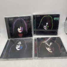 Kiss Solo Albums Rare 1978 Set of 4 CDs Ace Paul Peter Gene Free Post Aus Seller picture