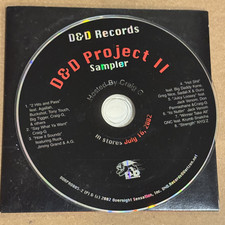 SUPER RARE PROMO & STICKER - FT. GURU, BIG DADDY KANE, GREG NICE- D&D Project II picture