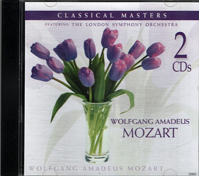 Classical Masters Wolfgang Amadeus Mozart ~ London Symphony Orchestra ~2 CDs VG