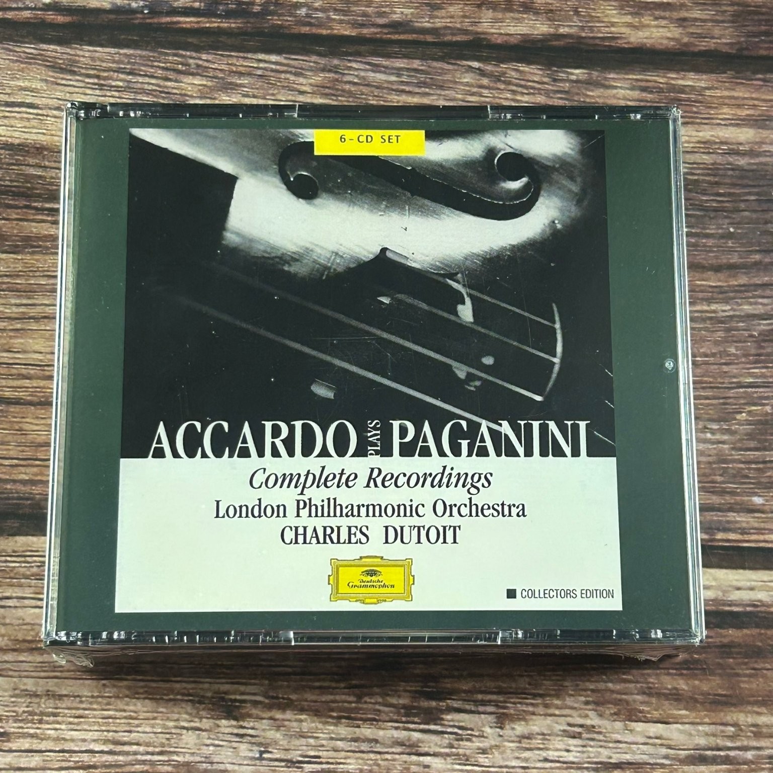 Accardo Plays Paganini Complete Recordings CD 6-disc 2004 Collectors Edition DG