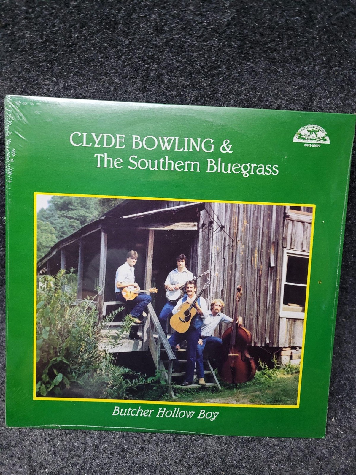Vintage Clyde Bowling & Southern Bluegrass Butcher Hollow Boy Green Vinyl LP