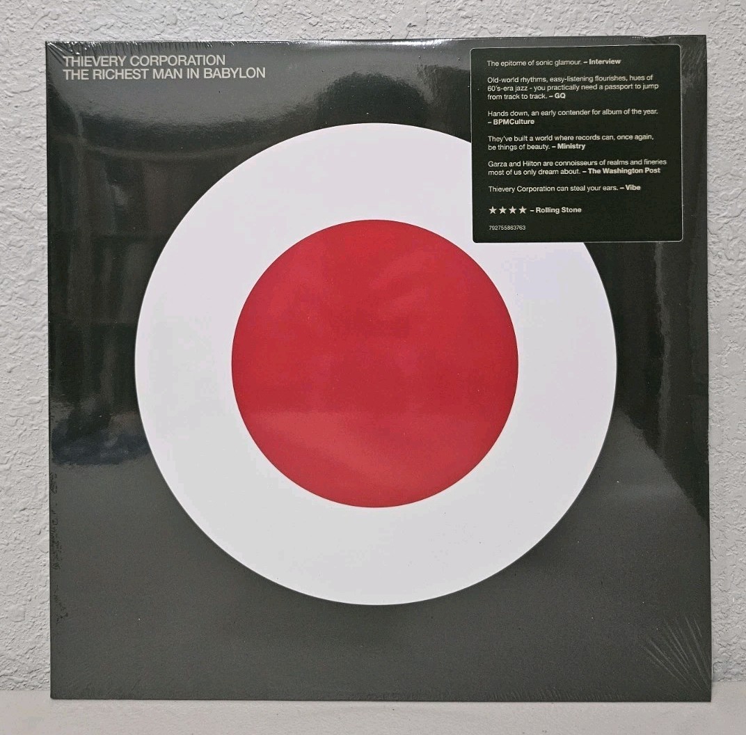 Eric Hilton - The Richest Man In Babylon Limited Edition Black Vinyl | 2LP