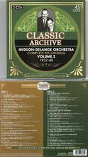 HUDSON-DELANGE ORCHESTRA COMPLETE RECORDINGS VOL.2-1937-40 2 CD SET NEW IMPORT picture