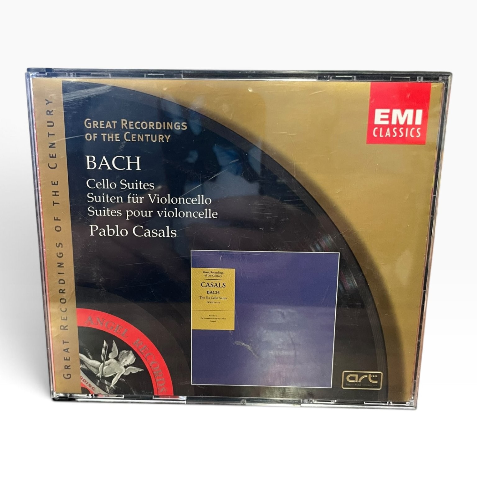 Bach Cello Suites Pablo Casals EMI Classics CD Great Recordings of the Century