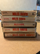 Miles Davis Columbia Jazz Cassette Lot 5 Essence Quiet Nights Sorcerer Quintet picture
