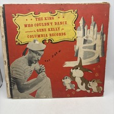 VINTAGE 1945~Columbia Records Gene Kelly THE KING WHO COULDNT DANCE 78rpm + Book picture