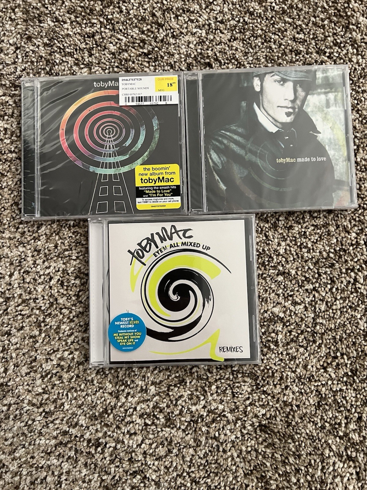 Toby Mac Of DC Talk - Christian Music Hip Hop Lot Of 3 CDs - All New & Sealed
