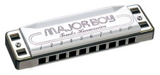 Tombo 10-Hole Harmonica, B Key, Major Boy 1710_ picture