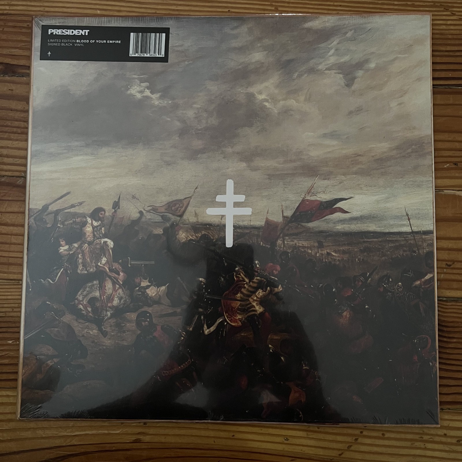 President Blood of Your Empire SIGNED Black LP Vinyl BRAND NEW *FACTORY SEALED*