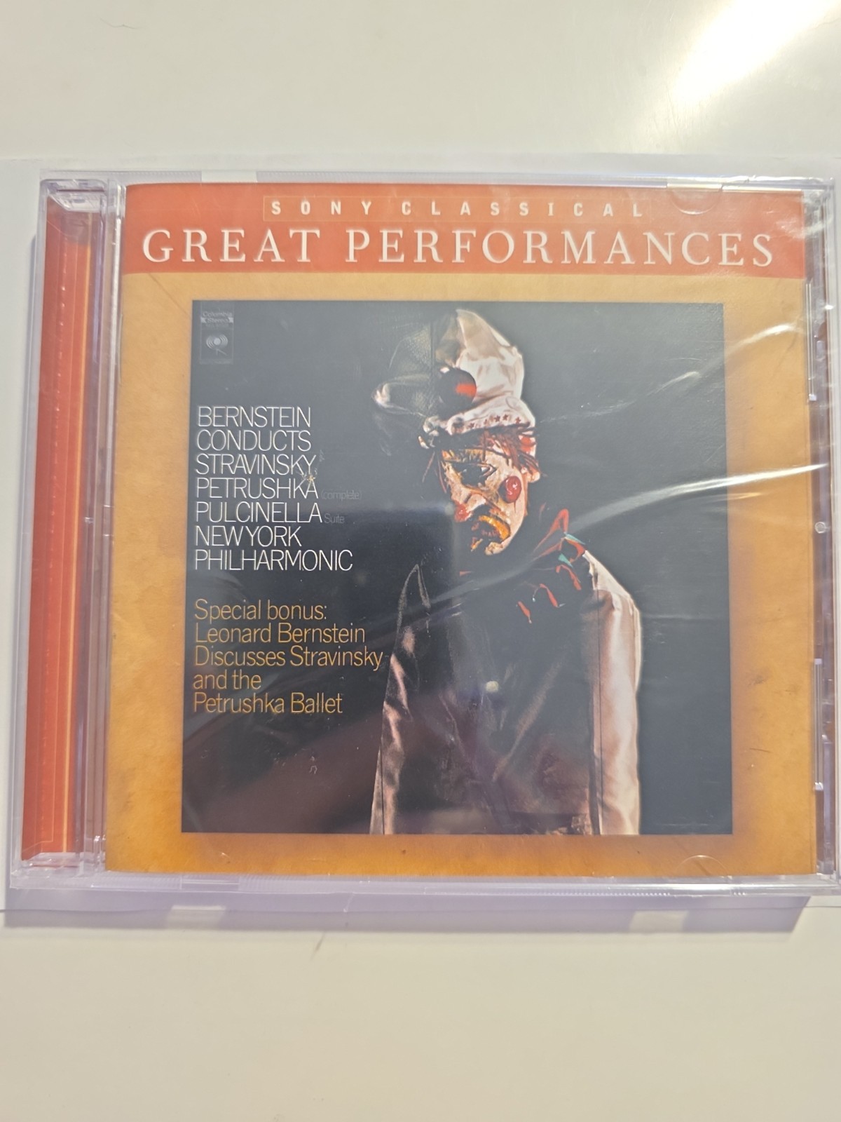 IGOR STRAVINSKY  CD - Petrushka - Pulcinella - Bernstein Conducts - New Sealed 