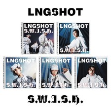 LNGSHOT S.W.I.S.H. 1st Mini Album STANDARD Ver/CD+2 Book+5 PhotoCard+2Poster+POB picture