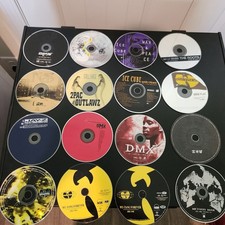 Y2K 90s Hip Hop Rap CDs Tupac Wu-Tang Nas DMX Snoop Dogg Loose Lot Of 37 picture