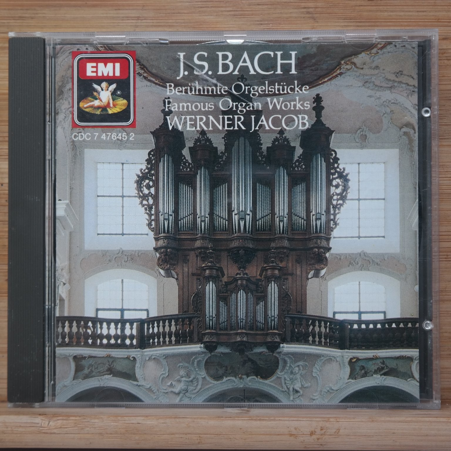 J.S. Bach – Famous Organ Works CD 1985 Werner Jacob Classical EMI Digital