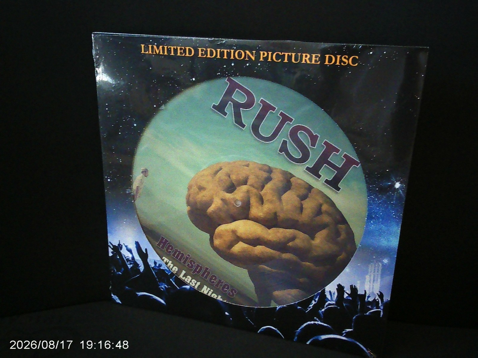 RUSH vinyl HEMISPHERES The Last Night UK Ltd Ed. PICTURE DISC Neil Peart NEW