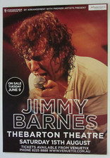 JIMMY BARNES ORIGINAL TOUR POSTER (LAST ONE) picture