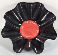 Red Vinyl LP Record Decorative Bowl Very Symmetrical Carl Smiths Greatest Hits picture