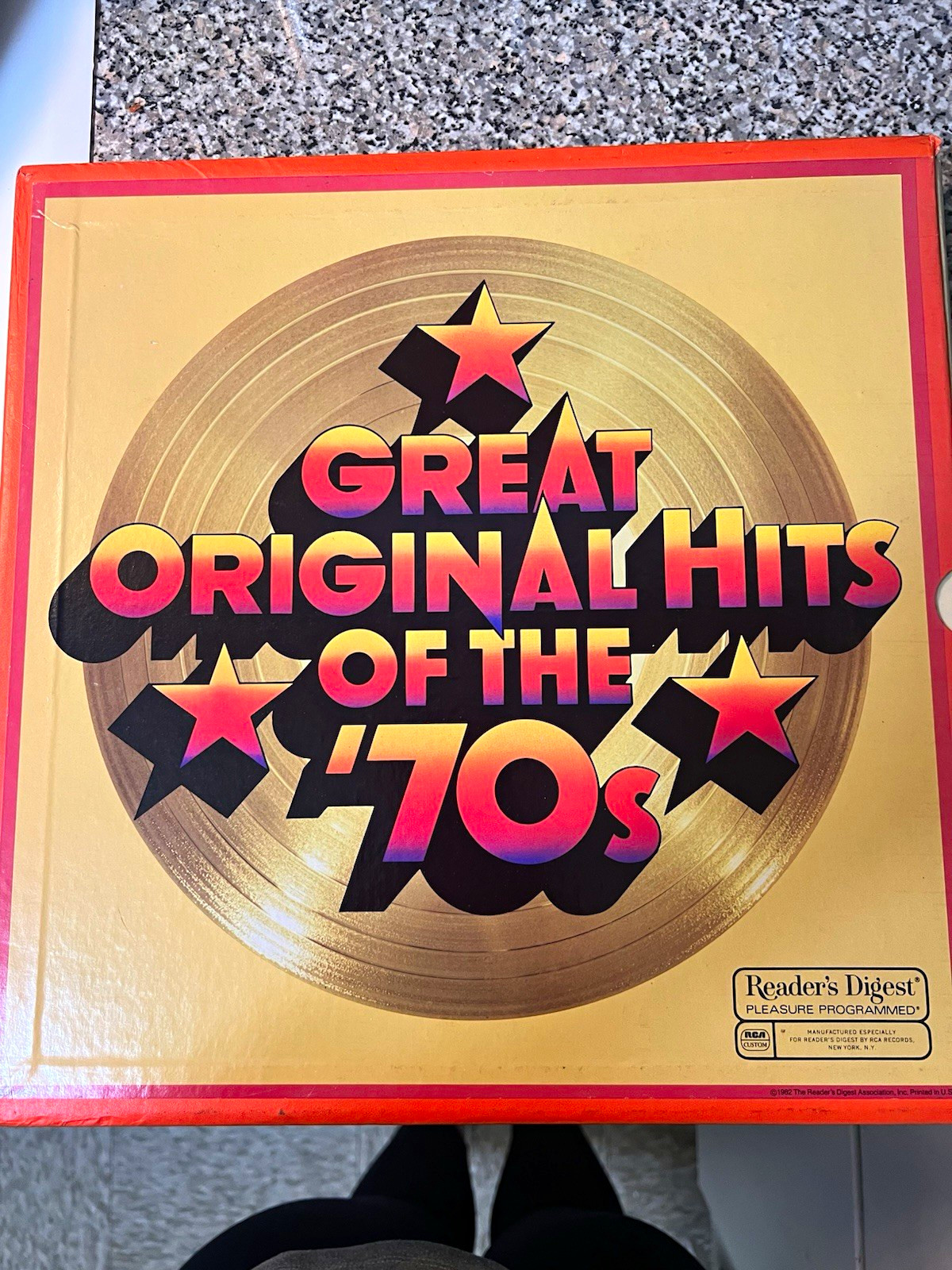Reader's Digest Great Original Hits of the '70s Vinyl Record Box Set 1982