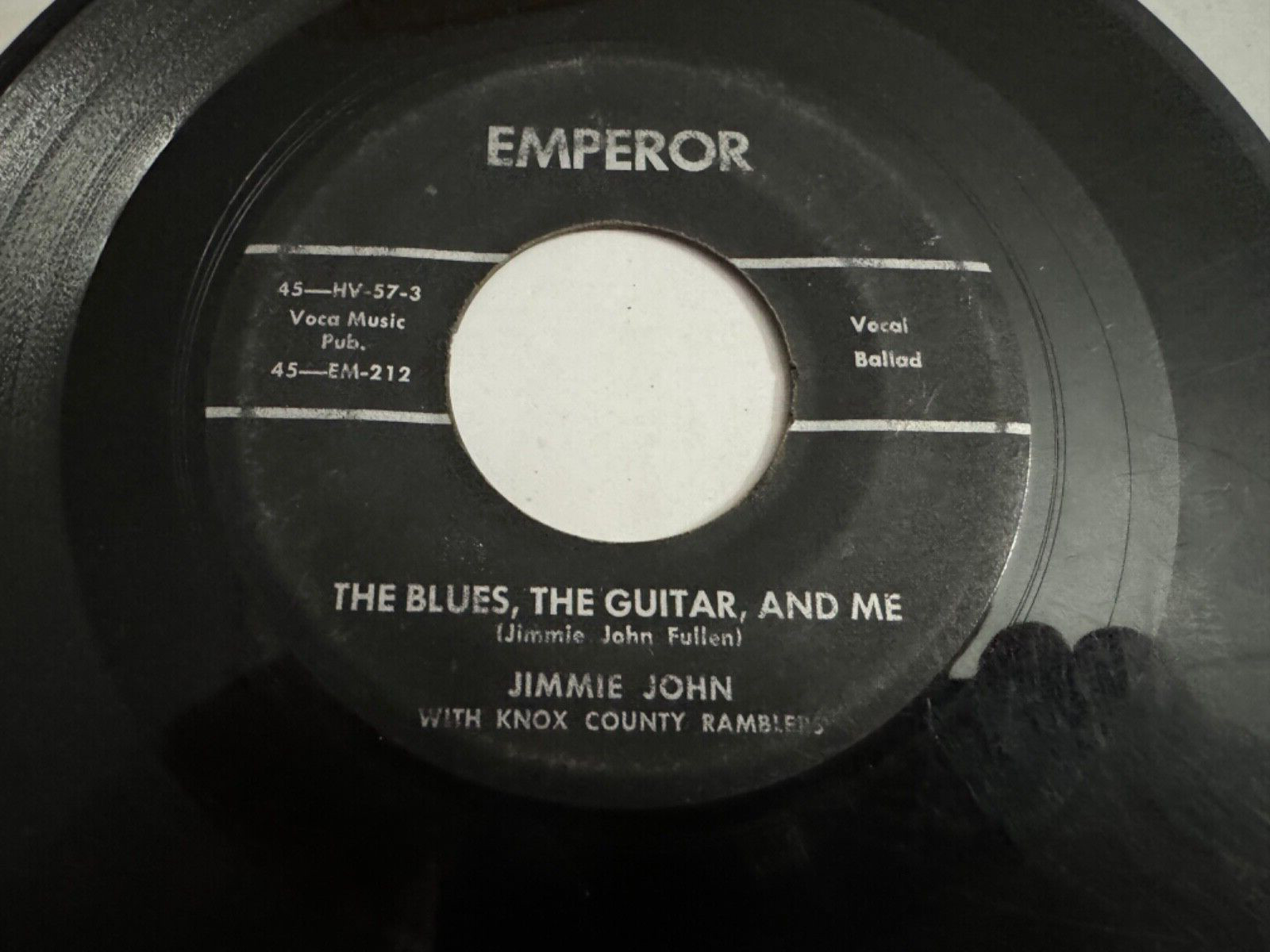 Obscure Ohio Rockabilly  45 / Jimmie John 