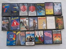 20 X Vintage 1970s/80s Cassette Tapes Various Artists Pop Rock Punk Music Hits picture