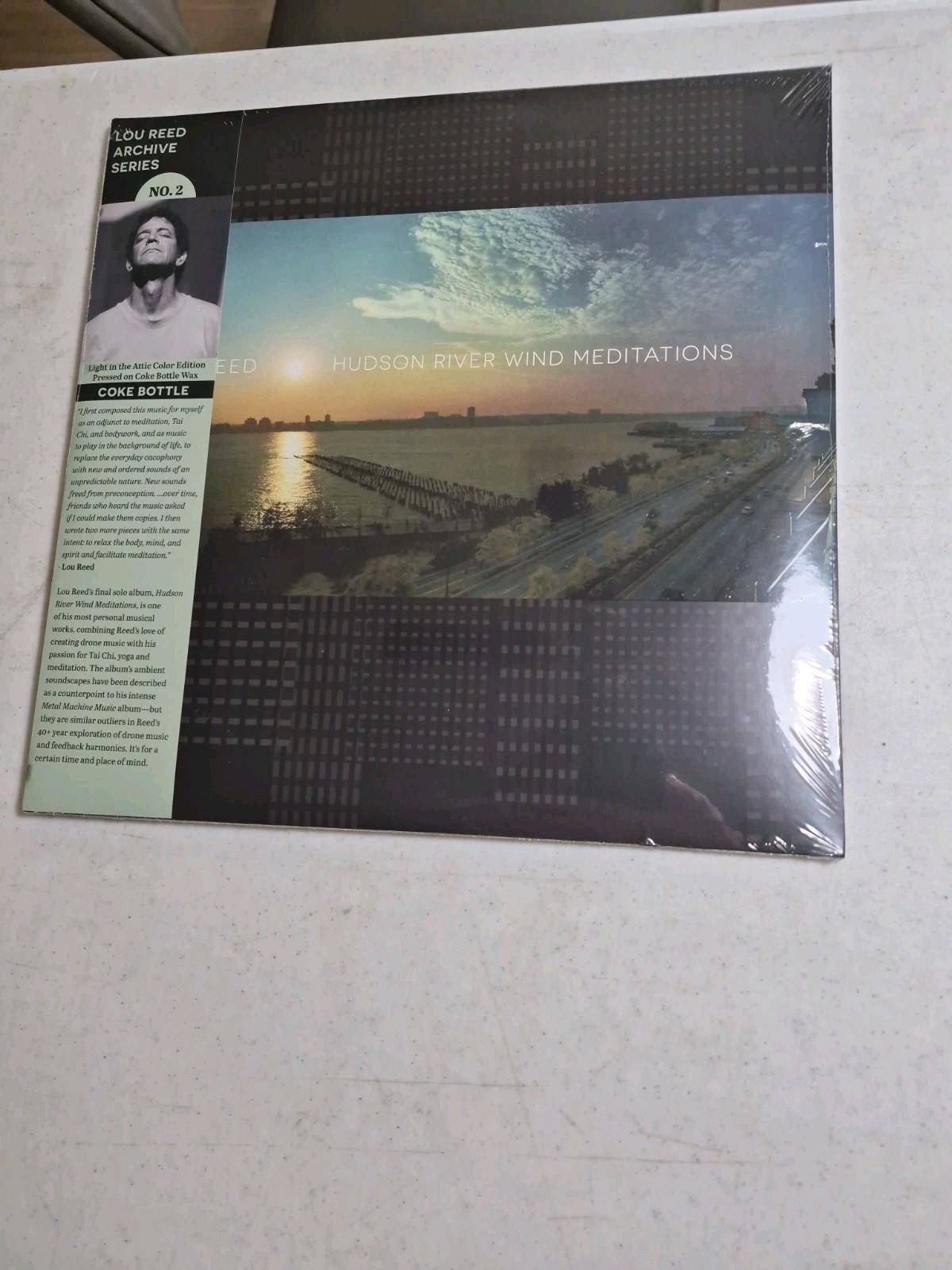 Lou Reed HUDSON RIVER Wind Meditations (2LP Coke Bottle Clear Vinyl, 2024)