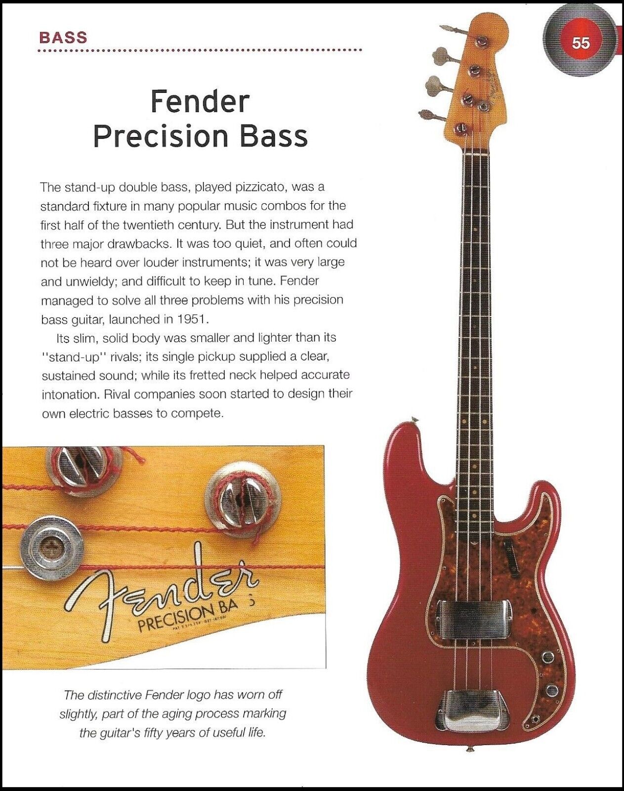 1951 Fender Precision Bass + 1995 Relic Mary Kaye Stratocaster guitar article