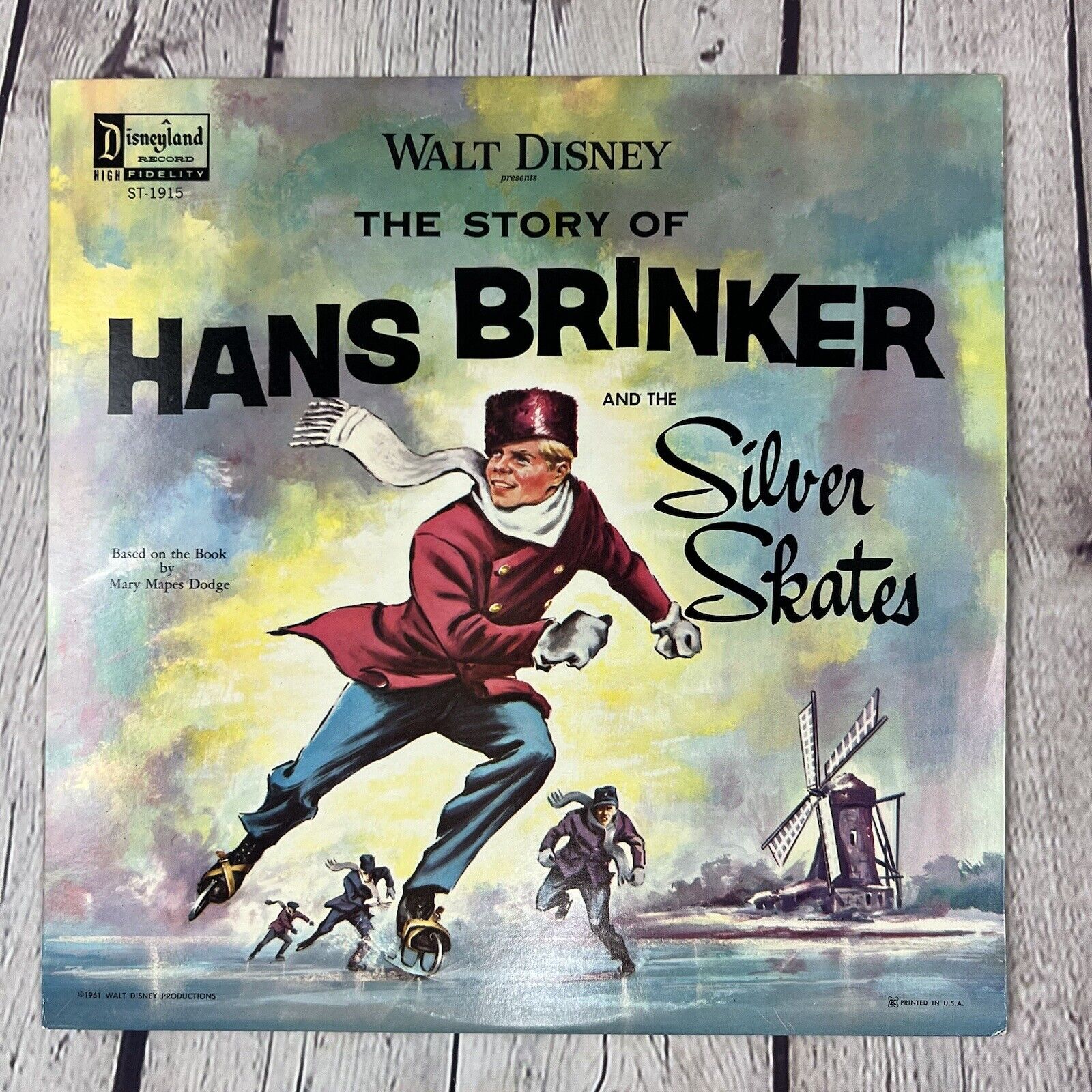 Walt Disney Hans Brinker And The Silver Skates LP Record 1963 DQ-1282